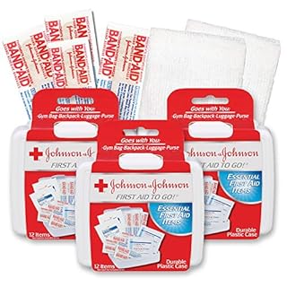 UPC 600292677258 product image for Johnson & Johnson First First Aid Kit Travel Size (Pack of 3 -- First Aid Kit fo | upcitemdb.com