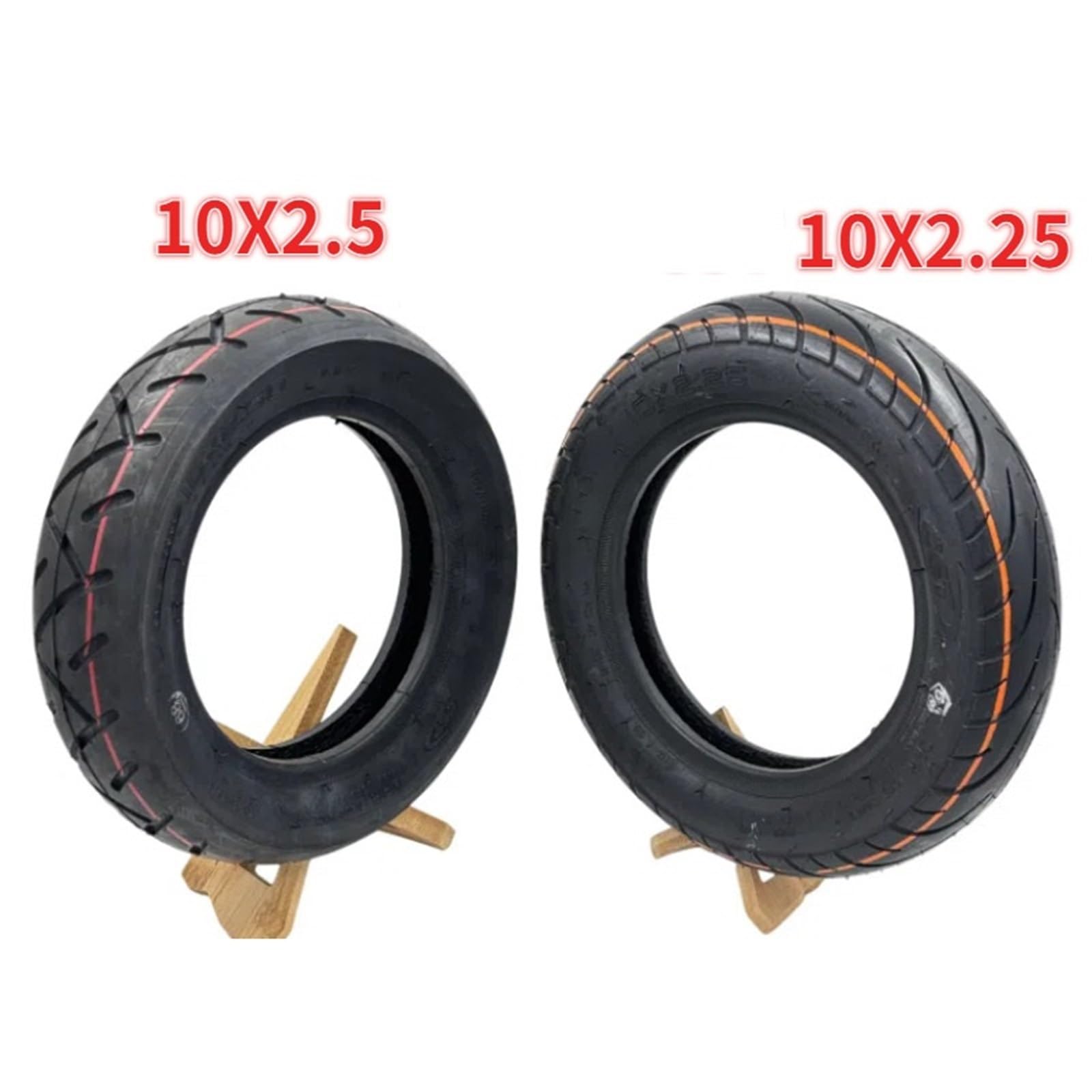 1 neumático de 10 x 2.5 .25 pulgadas para rueda de scooter eléctrico de 10 pulgadas, tamaño compatible con (CST 10 x 2.25)