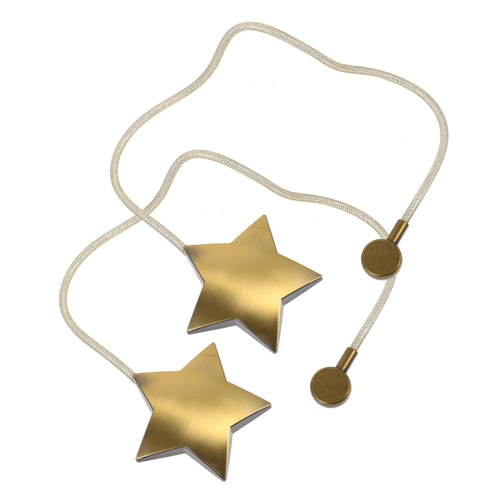 PRETYZOOM 6 Pièces Boucle aimantée pour Rideau Attache de Rideau Boucle de à la Maison e pour Embrasse pour la Maison Sangle de en métal Sangles de x Alliage