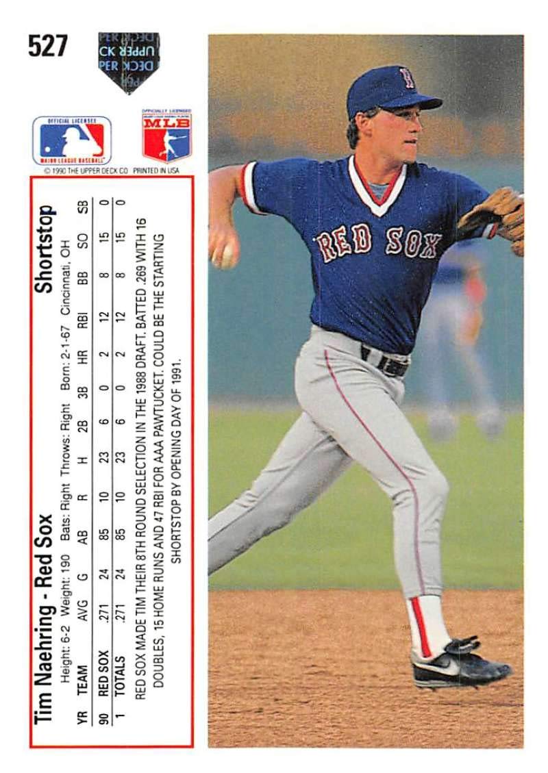 Amazon.com: 1991 Upper Deck #527 Tim Naehring NM-MT Boston Red Sox