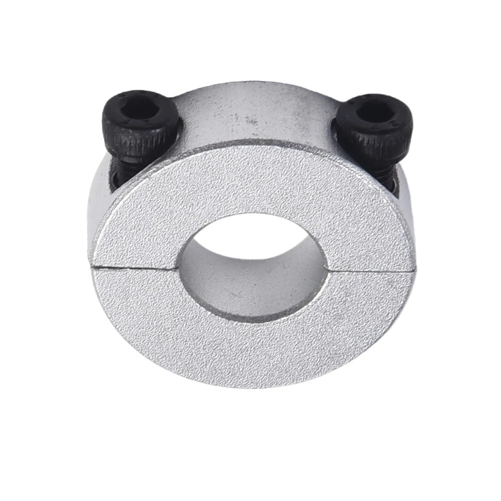 Drill Depth Stop Aluminum Alloy Fixed Ring, Clamp Type Double Split Shaft Collar(16mm)