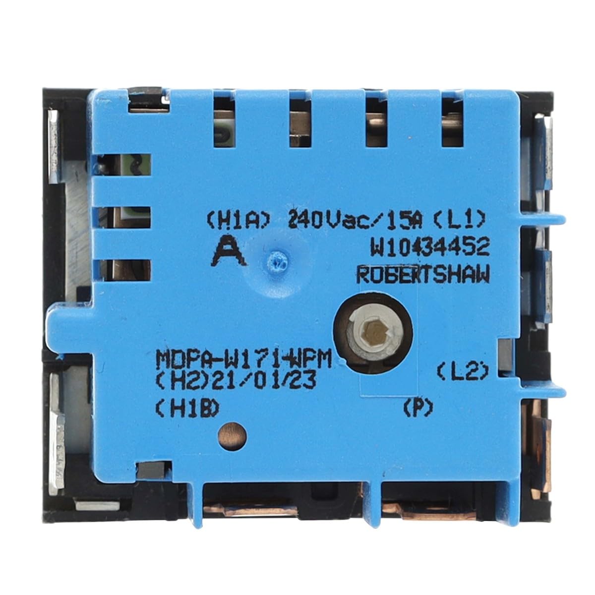 [ What'sUp ] W10434452 (AP6021365) for Range, Oven Dual Element Control Switch Compatible with Whirlpool, Maytag, Amana, KitchenAid. Part Number: 2118918, PS11754687, EAP11754687.