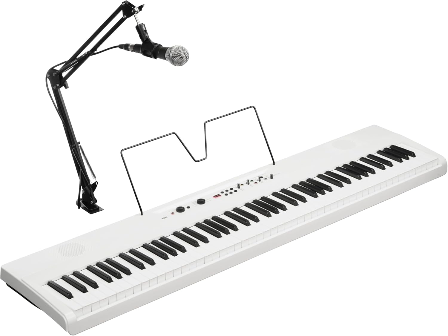 Korg Liano LIVE 88-Key Live Streaming Digital Piano with Built-In Mixer, USB-C Audio Interface & Microphone