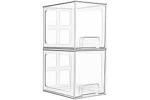Vtopmart 2 Pack Plastic Drawers Organizer