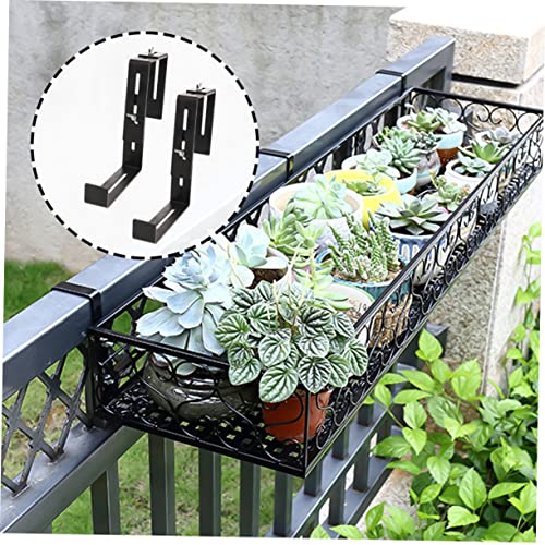 Supports pot de fleurs balustrade HEMOTON : fixez vos jardinières sans risque - 6