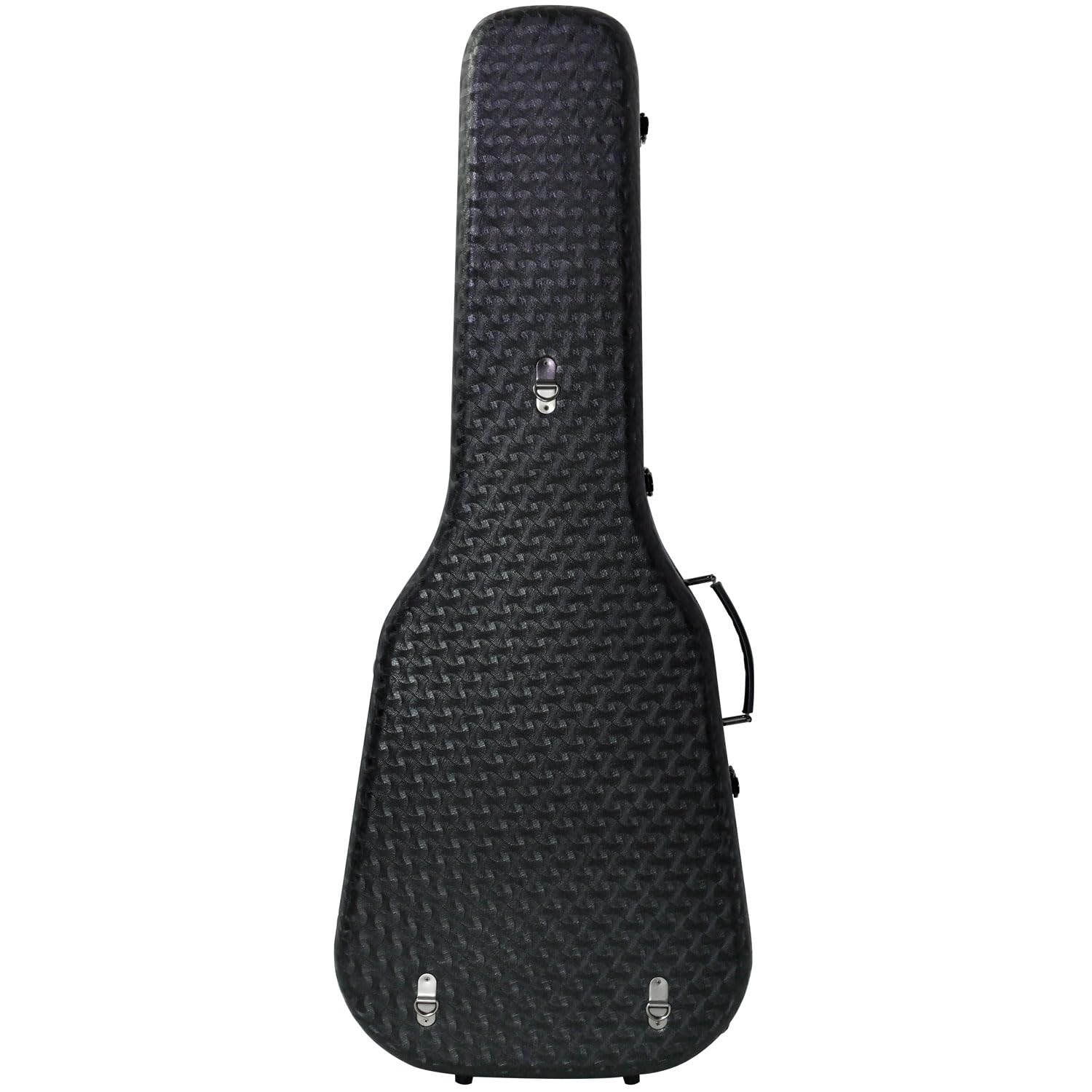 Chord Custodia per chitarra elettrica in EPP | Custodia rigida leggera per chitarra con interno imbottito in peluche, supporto per il collo e sicurezza bloccabile per chitarre Fender, Squier