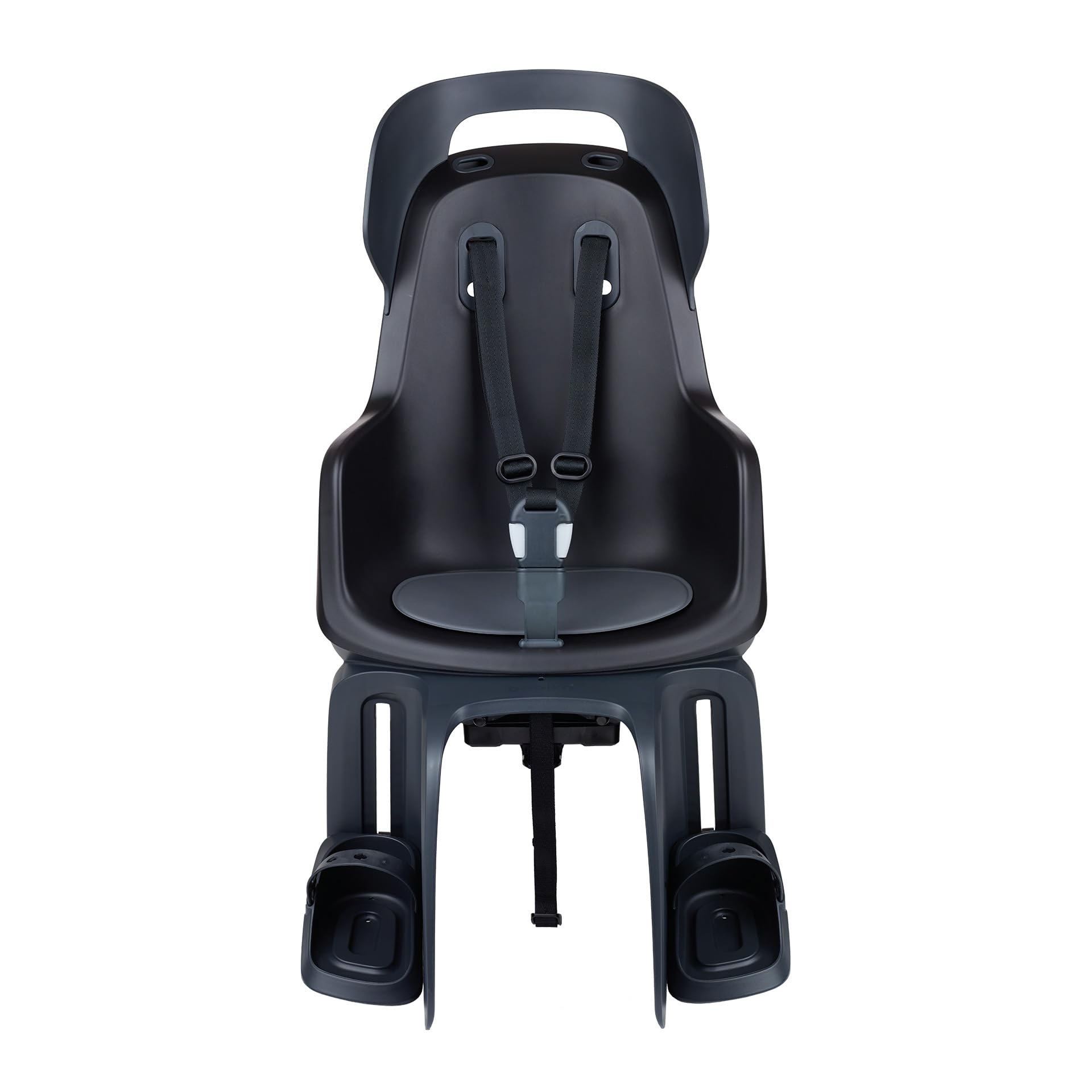 BOBIKE 8011500001 - Siège arrière GO MAXI AVS+, monté sur un porte-bagages AVS+ pour vélos, adapté aux enfants avec un poids maximal de 22 kg, couleur Urban Noir