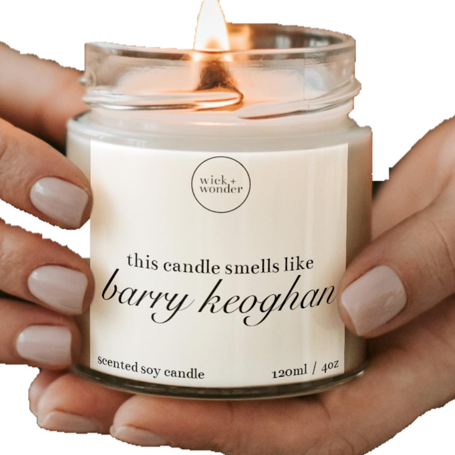 Smells Like Barry Keoghan Candle | Luxury Soy Wax Candle | Barry KeoghanGifts | Celebrity Candles | Novelty Candle Gifts for Her, Him | Barry Keoghan Merch (120ml, 20hrs Burn)
