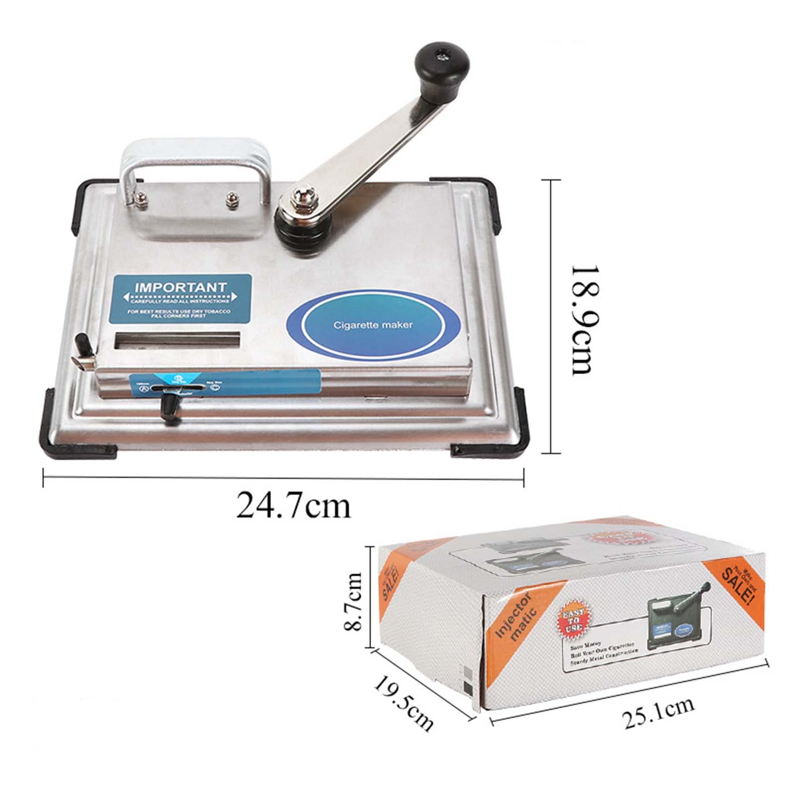 Liuhd Hand Operation Tobacco Maker Easy Rolling Roller Machi Tobacco