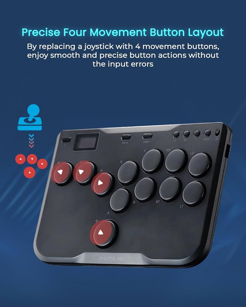 Amazon.com: JZW-Shop Haute42 Arcade Stick P12, All-Button