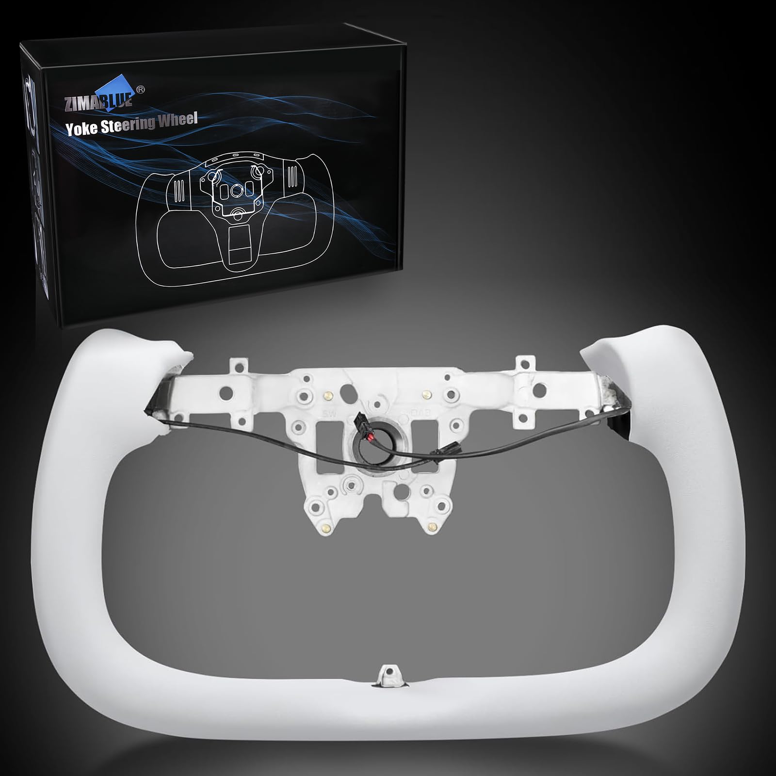 Amazon.com: ZIMABLUE Yoke Steering Wheel For Tesla Model 3