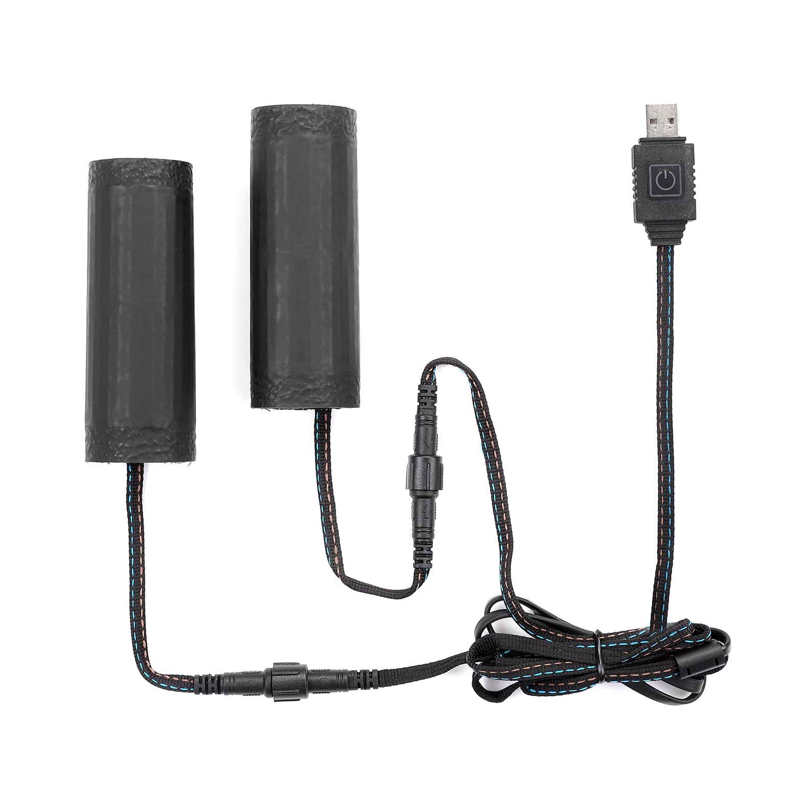 KEMIMOTO Manopole riscaldate per ATV, riscaldatore per manubrio USB regolabile a 6 livelli, impermeabile IP67, per manubri di moto/ATV da 22 mm