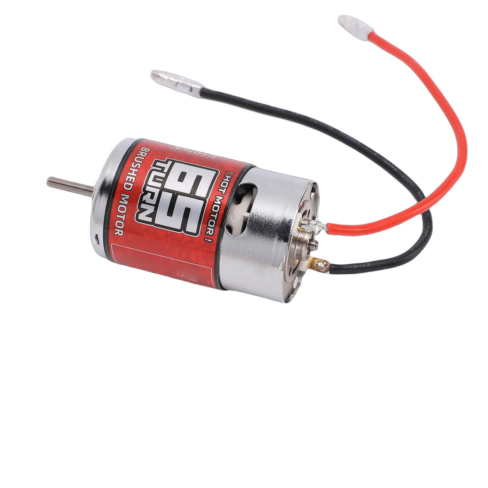 VGEBY RC Brushed Motor, Stainless Steel High Speed Motor 550 Size 65T 4500RPM for RC Cars and Boats, Replacement for and