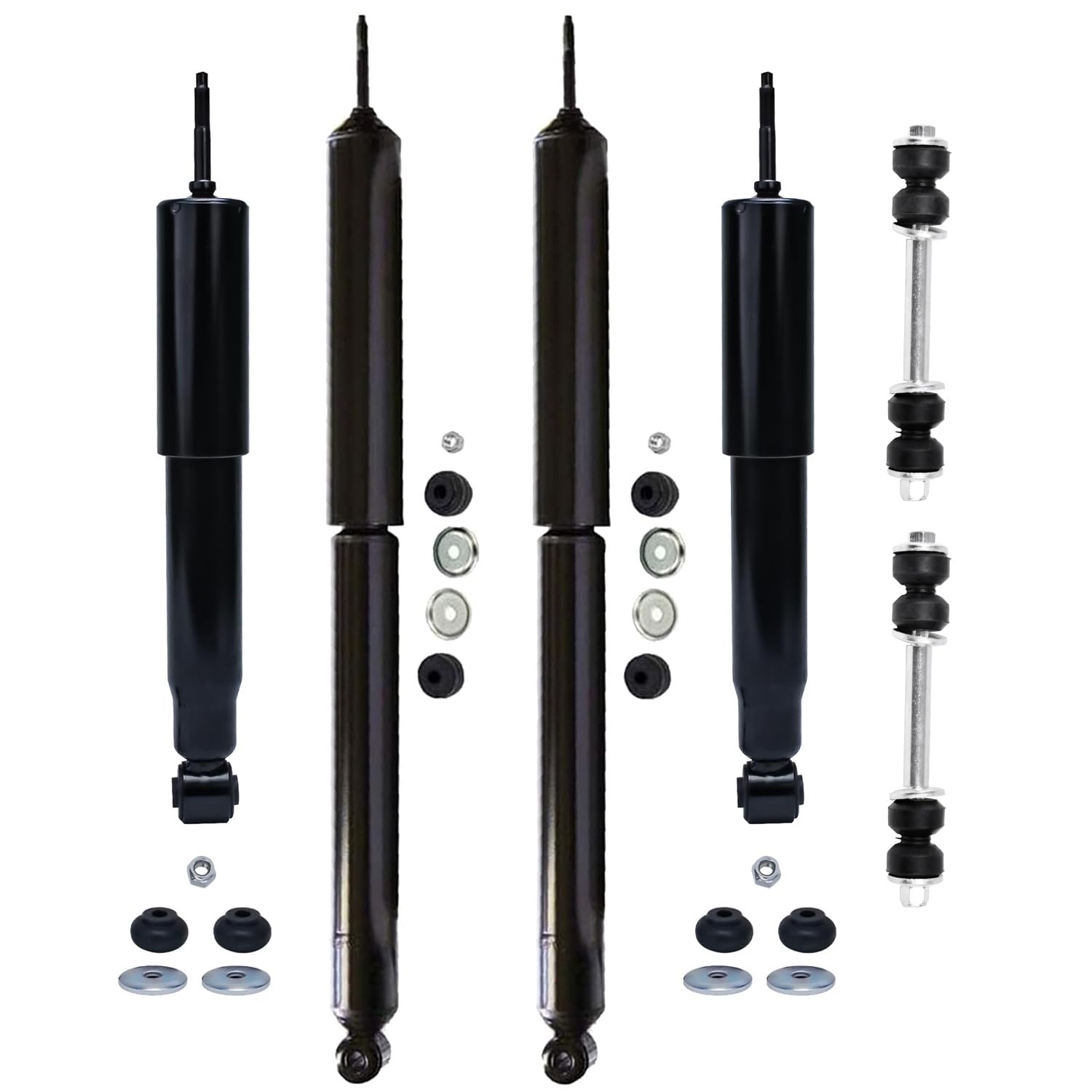 Detroit Axle - 4WD Front 6pc Shock Absorbers Kit for 1997-2003 Ford F-150