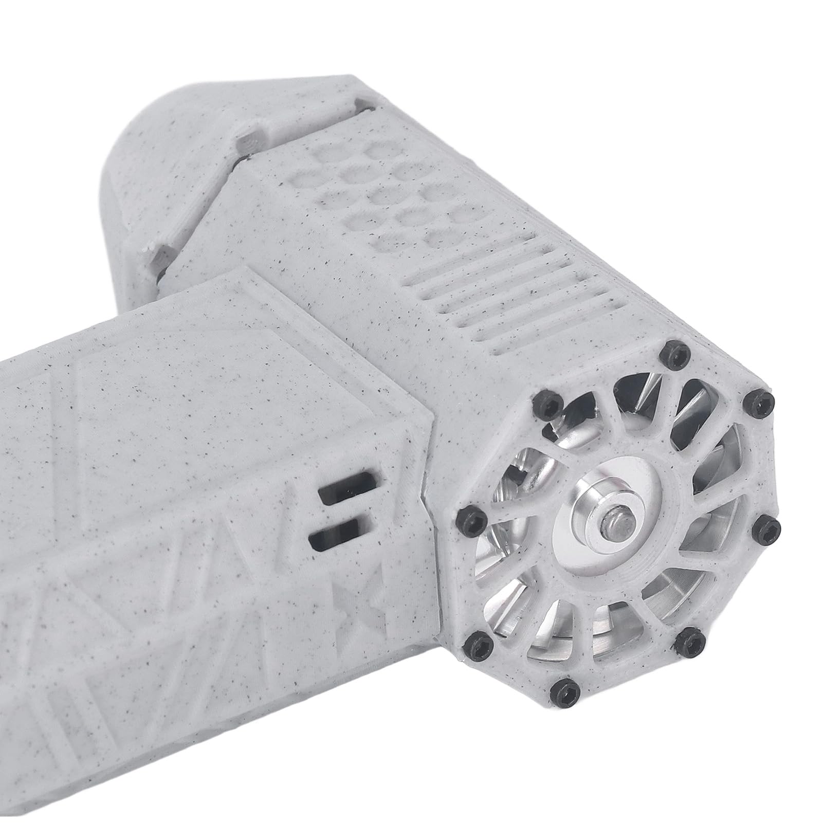 Mini Soffiatore a Batteria Portatile, Blower Aria Compressa Senza Fili, 3 Velocità Regolabili 120000RPM, Rosso - Potente Turbo, Ricarica Rapida Type C (Bianco)