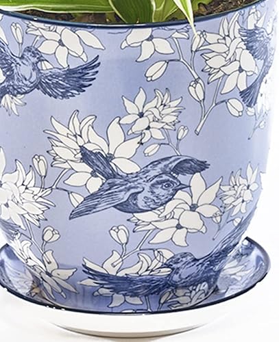 Miniatura 3 de CHIVE 'Liberte' Macetas de cerámica para suculentas, 4.25 pulgadas, bonitas macetas vintage estilo granja para plantas de interior, hermosa