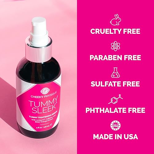 Miniatura 8 de Crema reafirmante para el estómago Tummy Sleek - Suero para tensar la piel para el vientre - Ayuda a mejorar la apariencia de la piel suelta y la