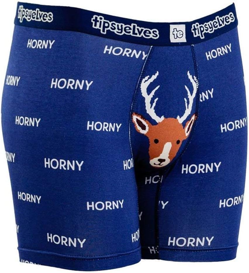 Tipsy ElvesChristmas Underwear for Men - Comfy Cozy Holiday Boxer Briefs