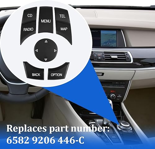 Miniatura 4 de Botón de control multimedia IDrive para BMW 1 3 5 X1 X3 X5 X6 Series BMW F20 F22 F30 F34 F36 F10 F02 F06 F25 F15 reemplaza 6582 9206 446-C botón de