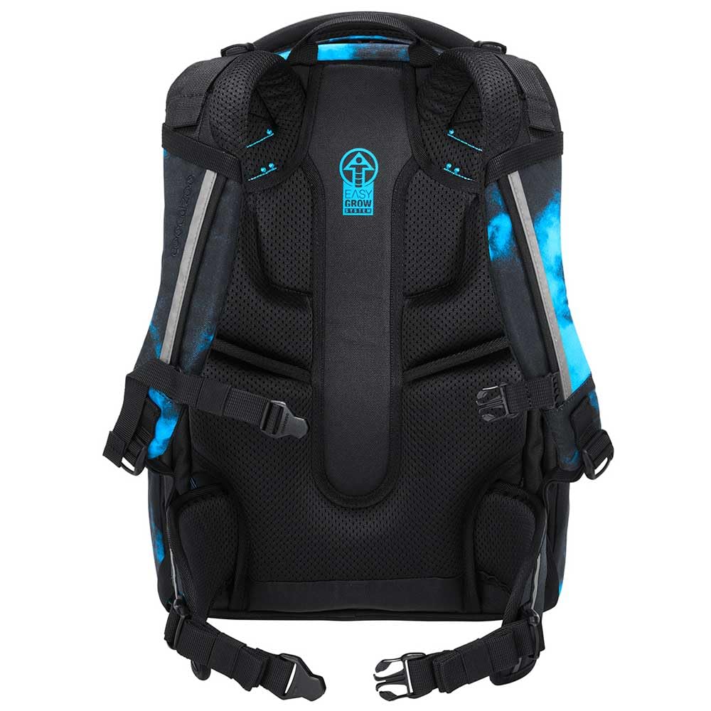coocazoo MATE Schulranzen-Set 3tlg für Mädchen und Jungen ab der 4. Klasse mit Rucksack. Schlamperetui und Sportbeutel (Mystic Clouds V2)