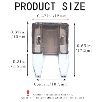 100 Pack Auto Fuses 2 AMP APM/ATM 32V Mini Blade Style Fuses 2A Short Circuit Protection Car Fuse (2 AMP)