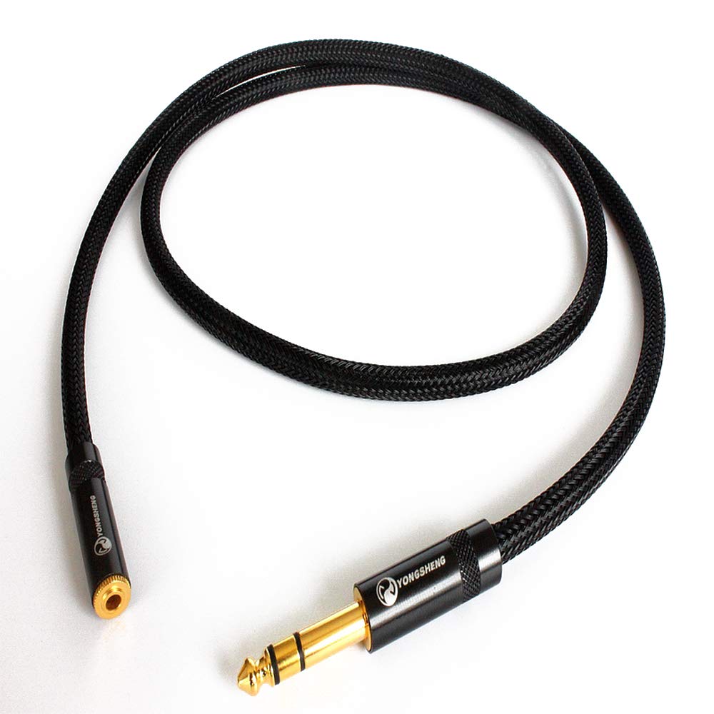 IWISTAO HiFi Headphone Extend Cable 6.35mm Female to 3.5mm