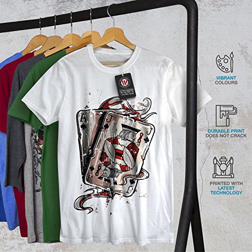 Wellcoda Asso Jack di Picche Uomini Maglietta