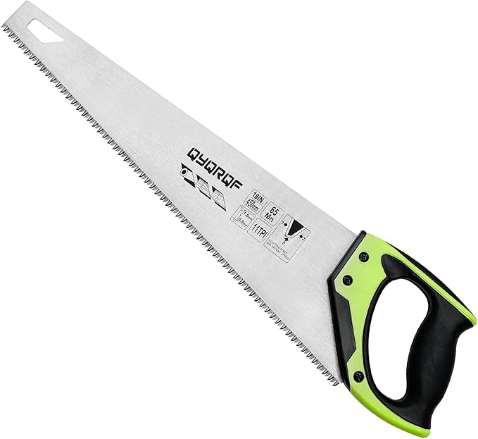 18 in. Pro Hand Saw, 11 TPI FineCut SoftGrip Hardpoint Handsaw