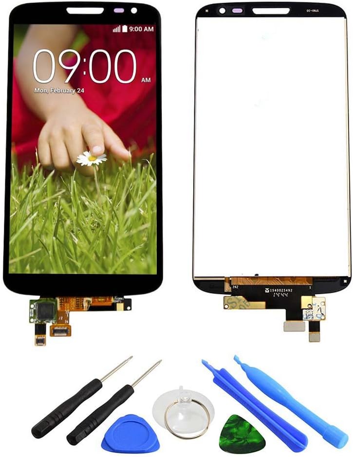 Generic LCD Display Touch Digitizer Screen Replacement for LG G2 Mini D620R D618 D620 D621 D625 (Black)
