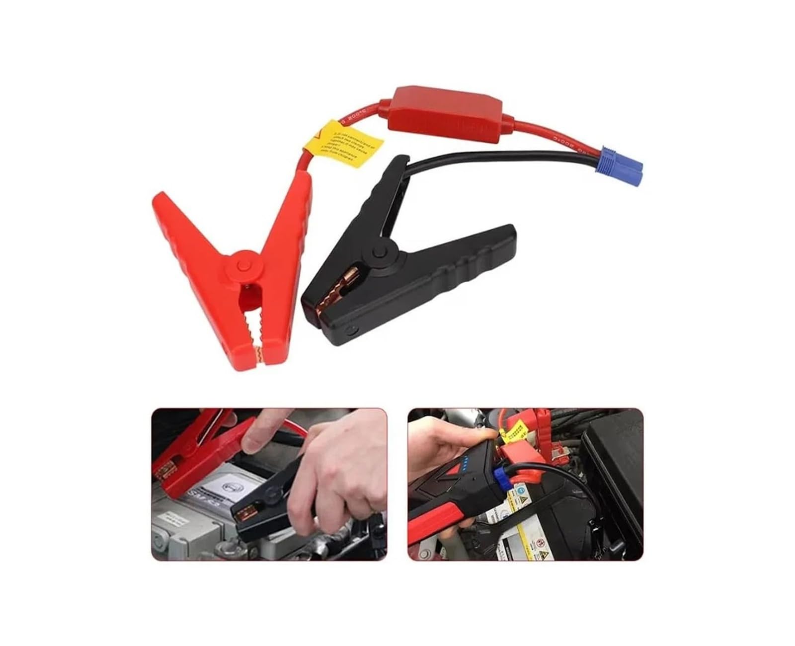 Câble de démarrage EC5 avec pinces de batterie, protection contre l'inversion de polarité pour voiture, SUV, camion, câbles de démarrage d'urgence (sans PCB)