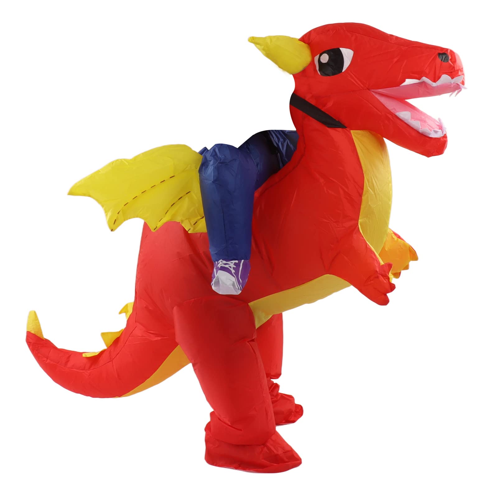 Costume gonflable de dinosaure Jeffergarden étanche et robuste pour déguisement adulte