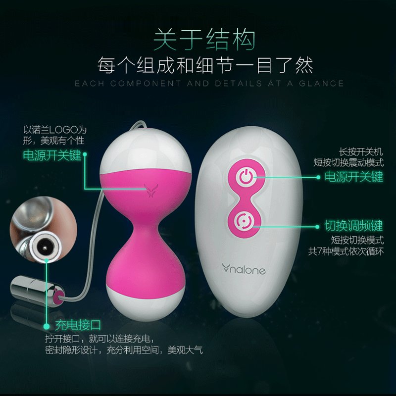Nalone Boules Rechargeables Télécommandées Miu-Miu Violet