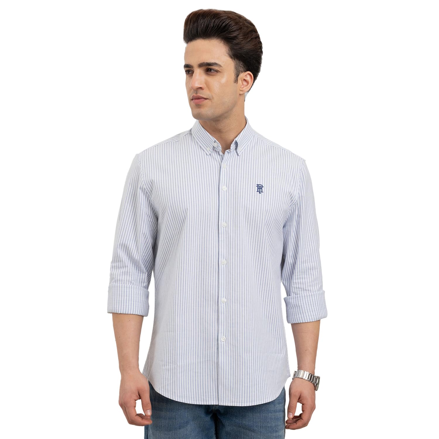 red tape White Shirt for Men-picture-50