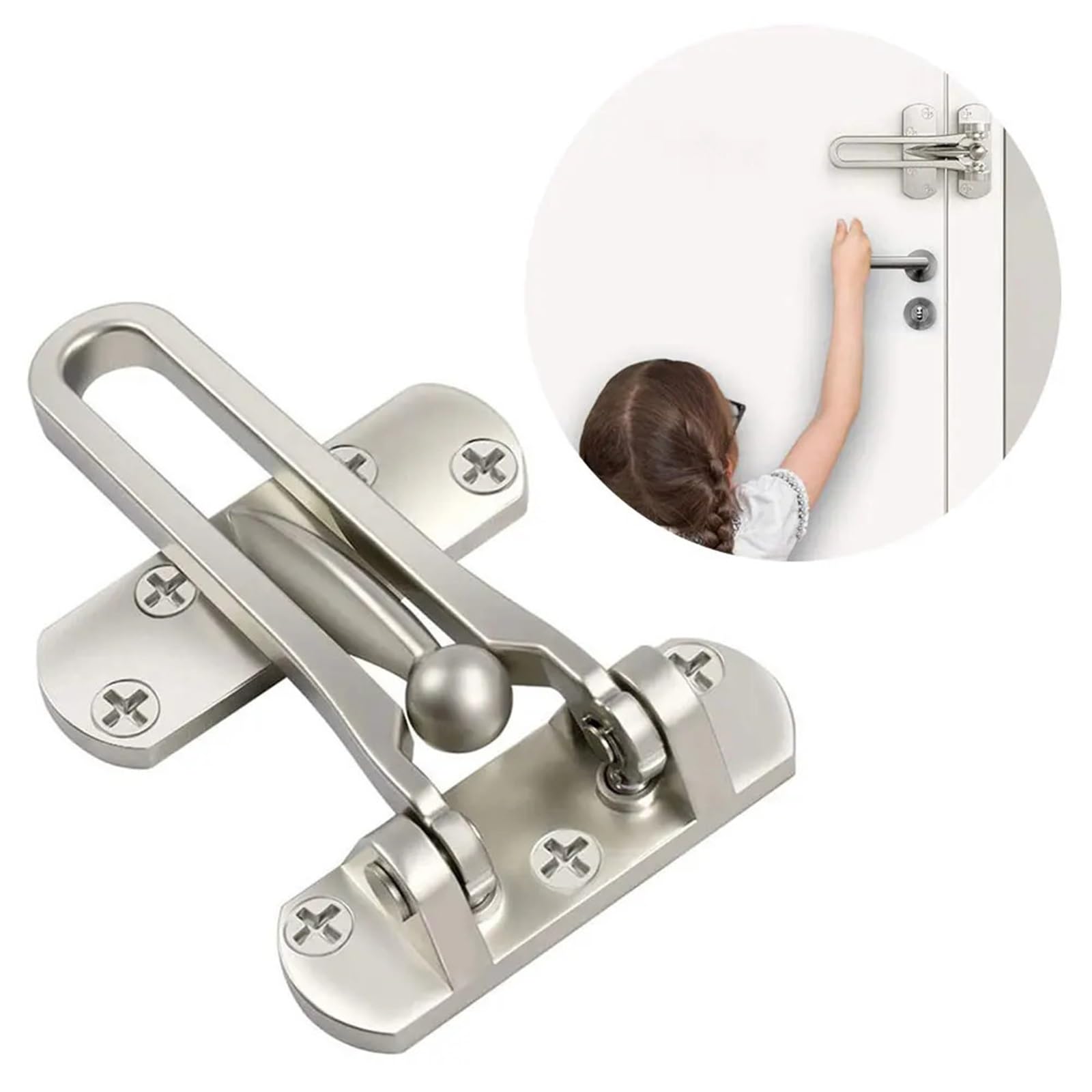 Boulon De Chaîne De Sécurité De Porte En Acier Inoxydable