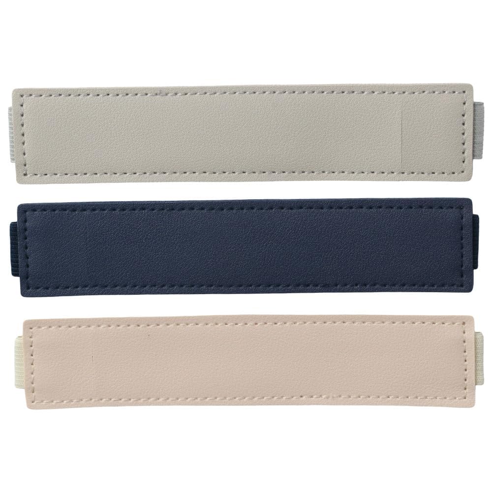 Risedot 6pcs PU Leather Pen Sleeve Pouch Adjustable Elastic Band Pen Holder, Books, Planners Detachable, Multicolor - Image 3