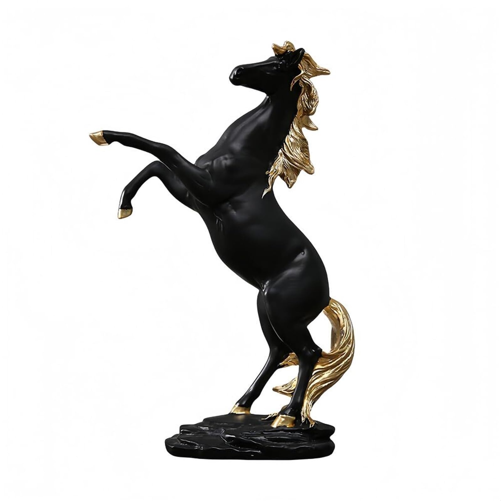JJJing5 Decor Horse Art Figurines Resin Statue Creative Decor for Living Rooms Nightstand Accessories(A2)