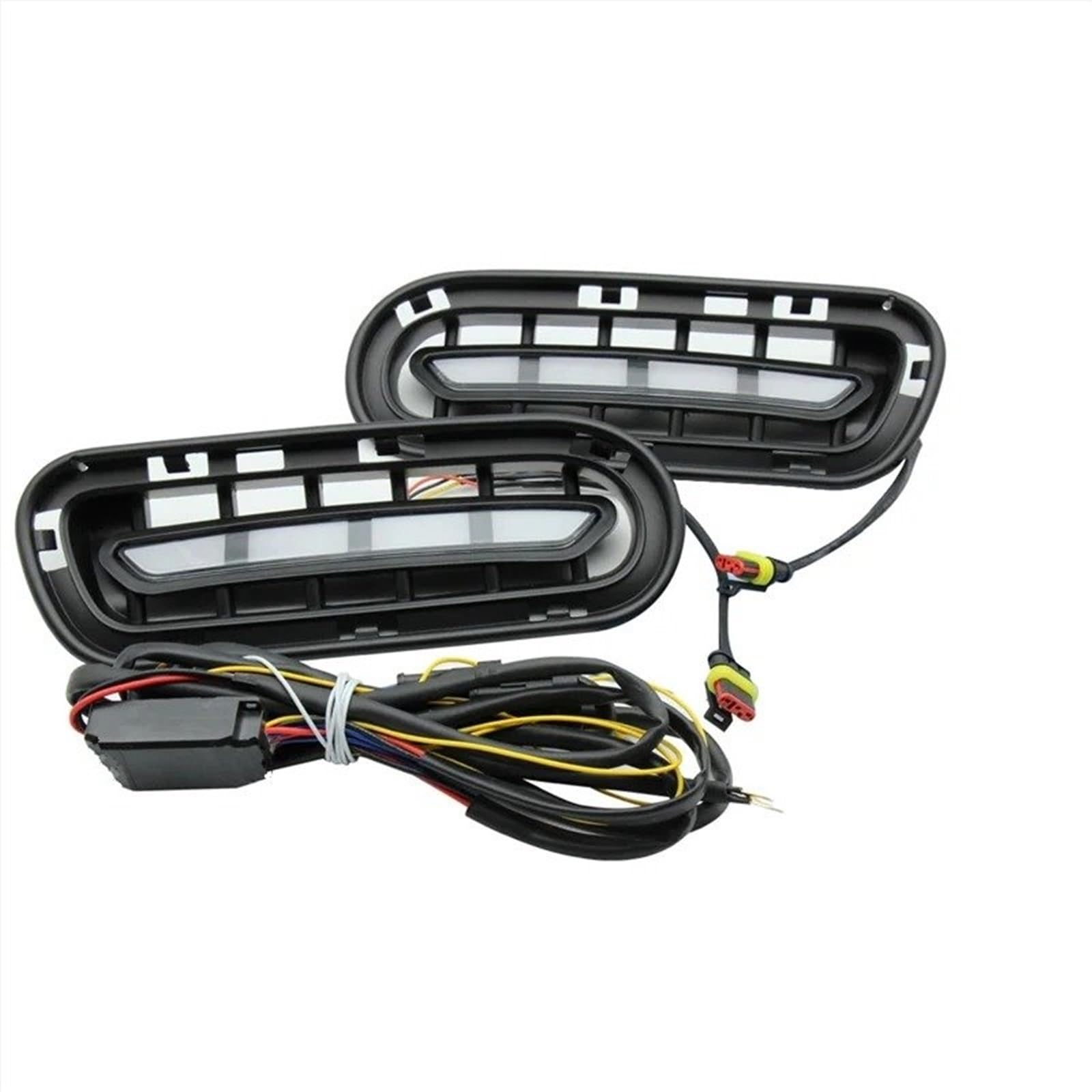 Indicatore Direzione Per Kia Per Stinger 2018-2022 Auto DRL Luci Di Marcia Diurna Indicatori Di Direzione Due Funzioni Paraurti Anteriore Fendinebbia Indicatori Direzione A Led