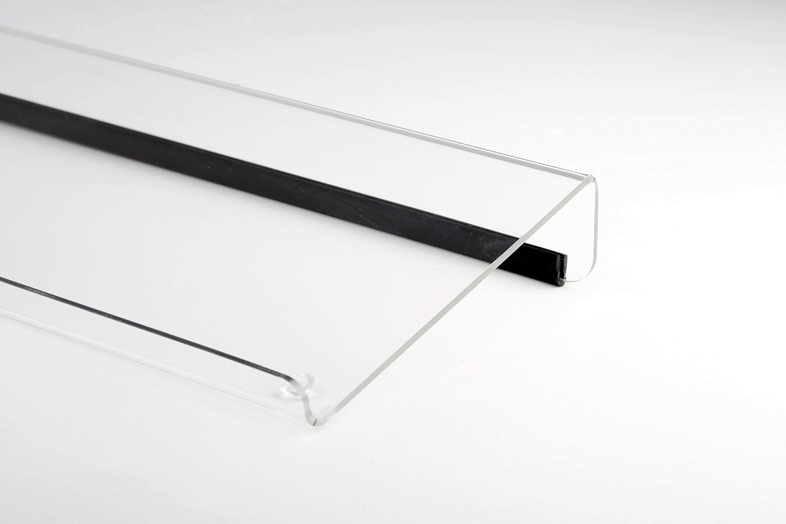 Support ergonomique incliné en acrylique pour clavier d’ordinateur 43,2 x 15,5 cm