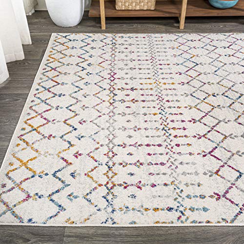 Eyely Tapete Boho Vintage Diamante 7'9" x 10' Rectangular miniatura 4