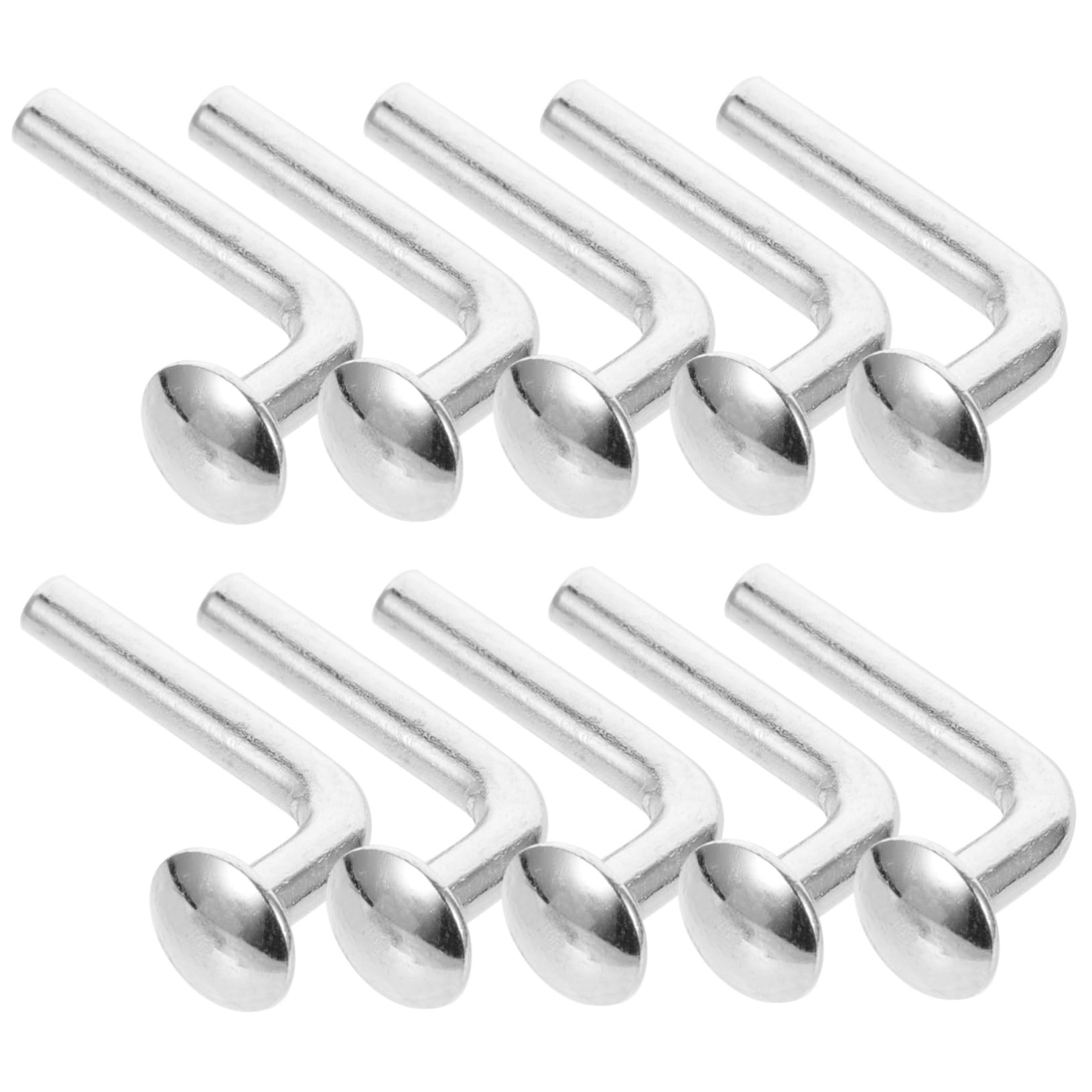 Lagerregalbolzen 100 Stück für Palettenregale, Silber