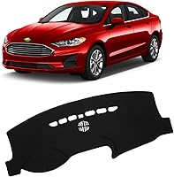 Vista 111 de FIILINES Cubierta de Tablero para Hyundai Sonata 2011-2014, Cubierta de Tablero Accesorios Sonata Cubierta de Tablero de Gamuza Alfombrilla Parasol