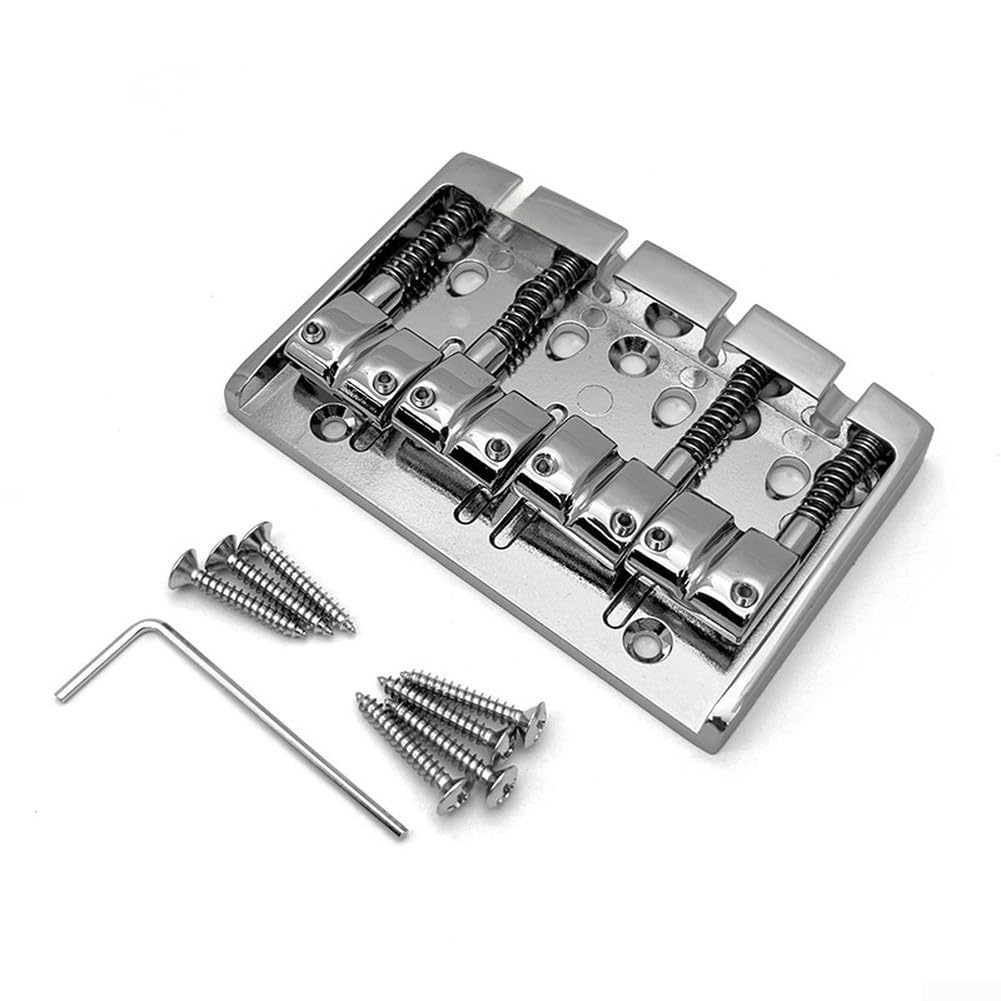 Basse 4 cordes en alliage pour chevalet 19 mm Espacement basse 4 cordes