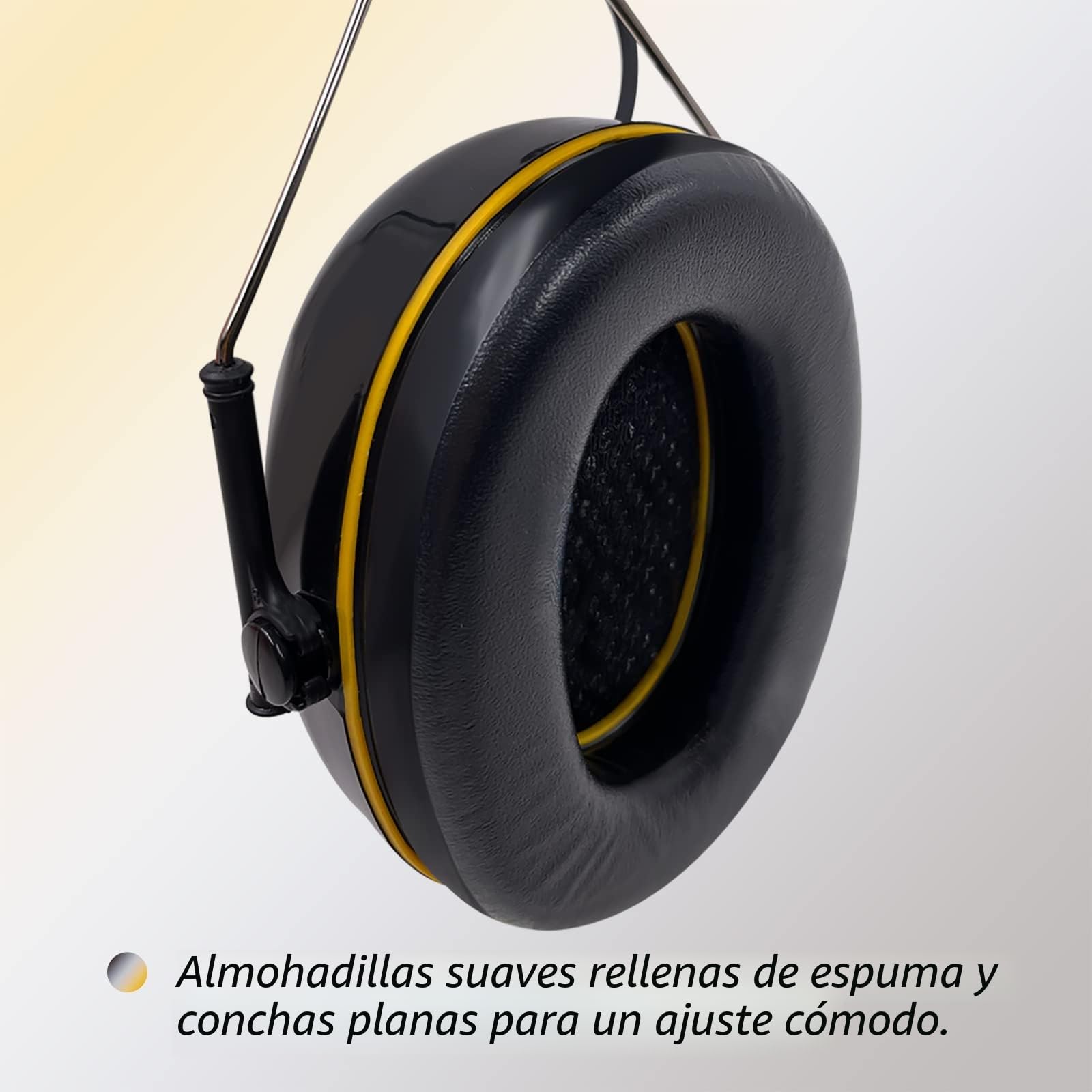 Cascos Antiruido Bluetooth, con micrófono integrado, altavoces de alta fidelidad, tiempo de reproducción 48H +,reducción de ruido para corte de césped, talleres, carpinteros, SNR 30dB