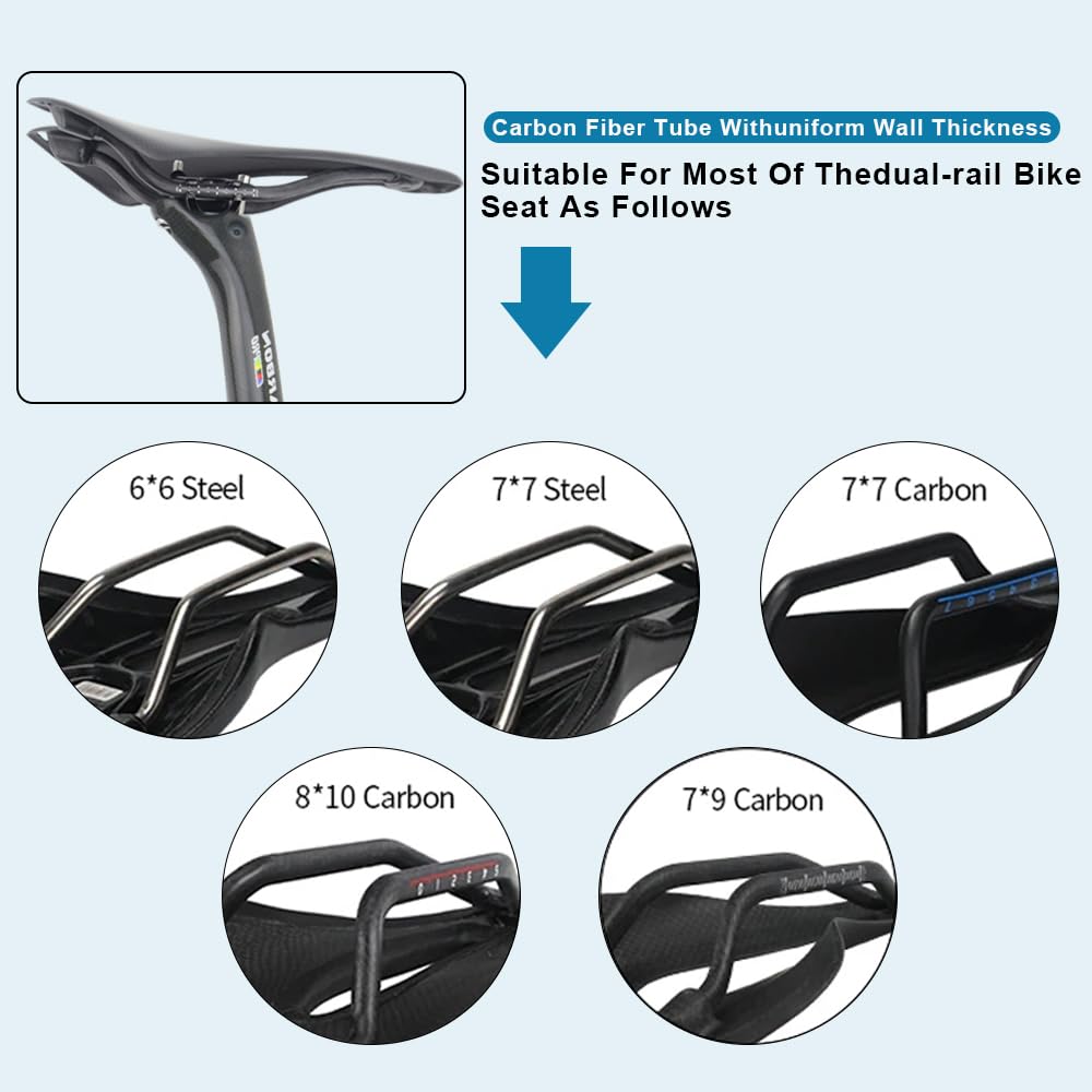RXL SL Tige de Selle Carbone VTT Tige Selle VTT Carbone Tige de Selle Carbone Velo Route Tube de Selle Carbone VTT 27.2/30.8/31.6mm 350/400mm Brillant/Mat tiges de Selle compenser