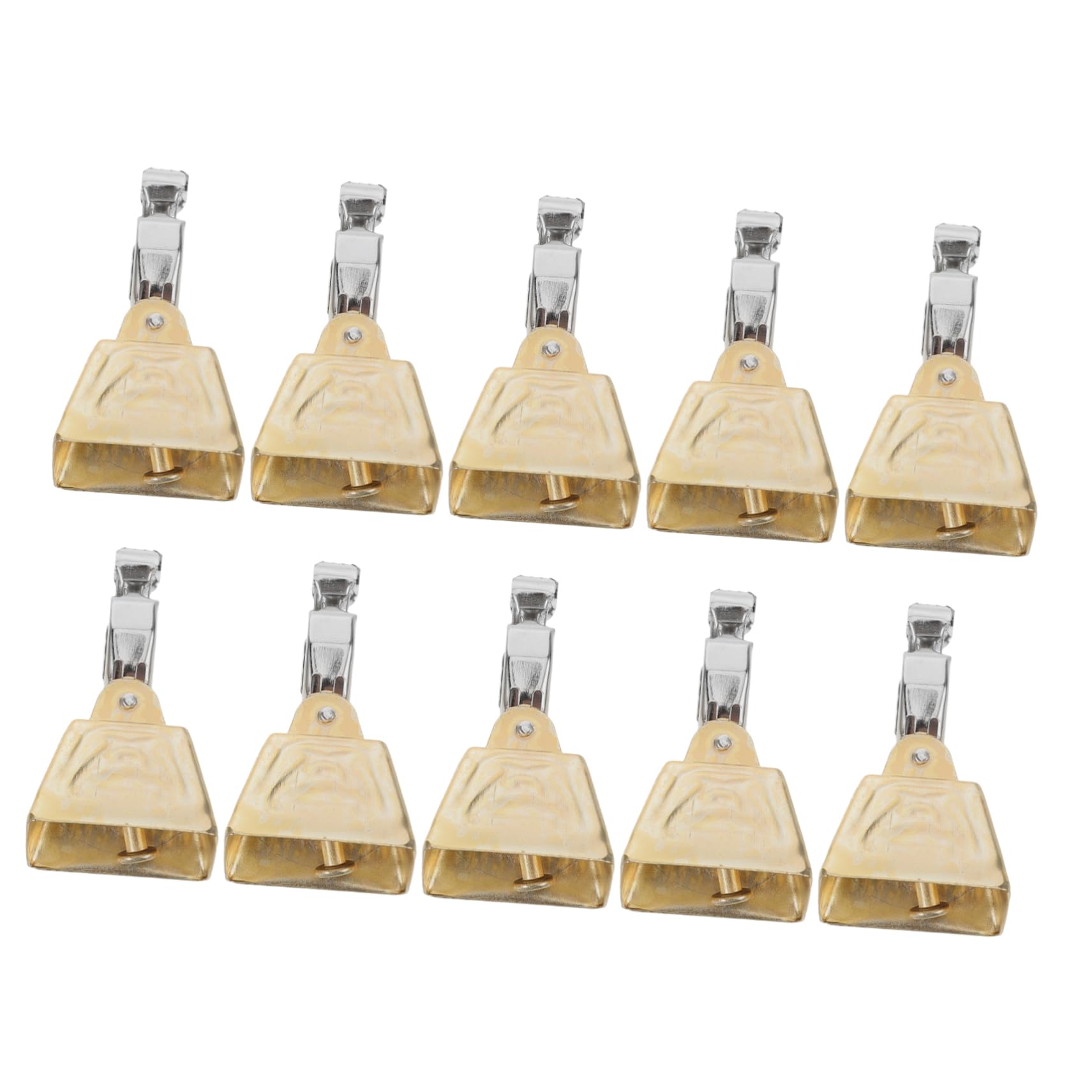 NAMOARLY Fishing Bell Alert with Clamp Stainless Steel Bite Alarm Bells for Fishing Rods Fishing Indicator for Bite Alerts and Angling Success