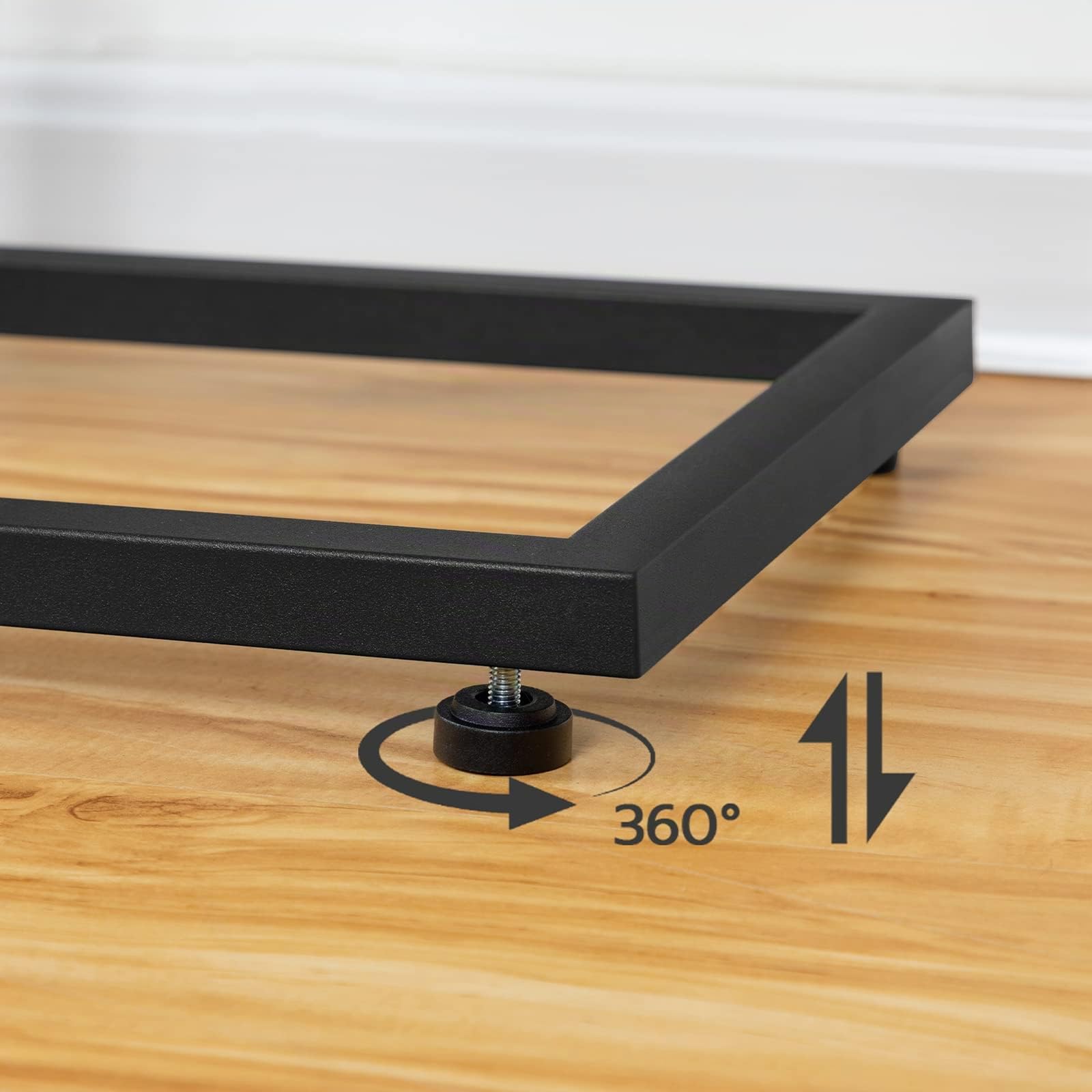 HOOBRO Mesa de Centro Plegable en Forma de C, Vintage Marrón y Negro | Base de Carga, Bolsa de Tela, Para Espacios Reducidos, Fácil Montaje, EBF30CSF01