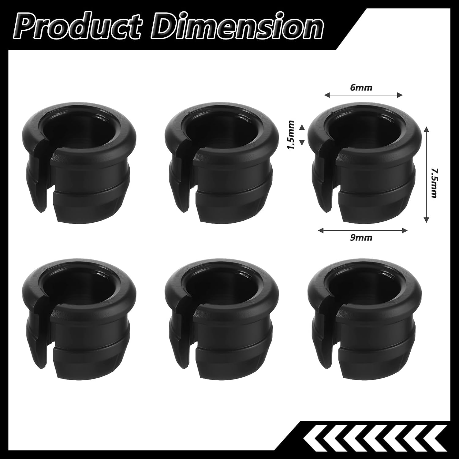 15 Pack Rim Adapters, Presta Valve Adapter, Presta to Schrader Valve Adapter, Bike Valves Stem Grommets for Bicycle Wheel Rim Conversion