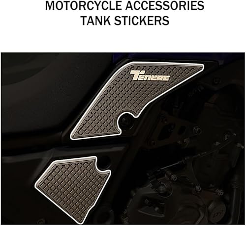 Miniatura 5 de Fuel Tank Gasket Non-Slip Side Fuel Tank Stickers Waterproof Pad Stickers for Ya&maha Tenere 700 Rally T700 XTZ 690 T 700 Tenere700 2019-2022