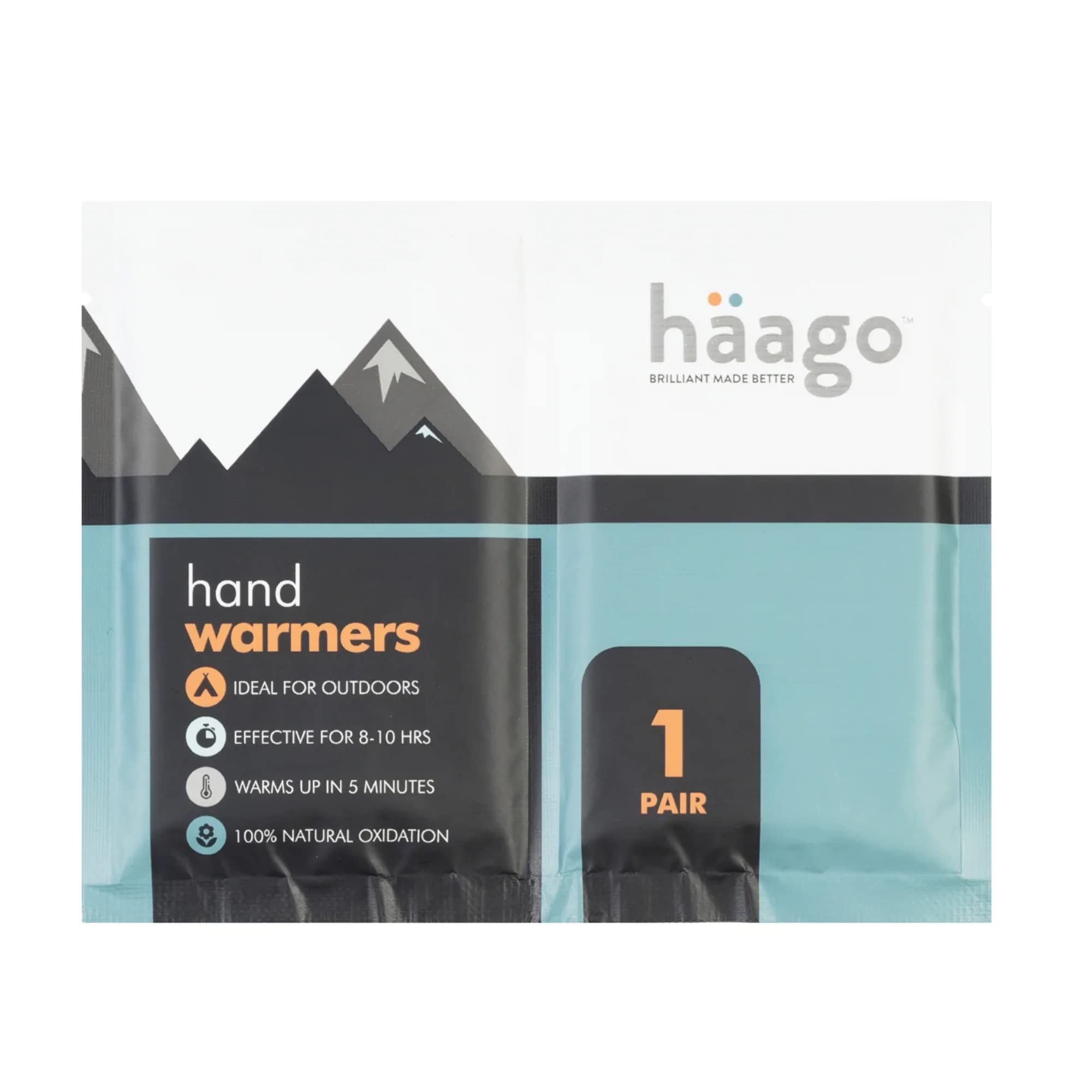 Hand Warmers (Pair) - 10 Hours Of Warmth - Oxygen Exposure Activated - Disposable - Walking - Camping