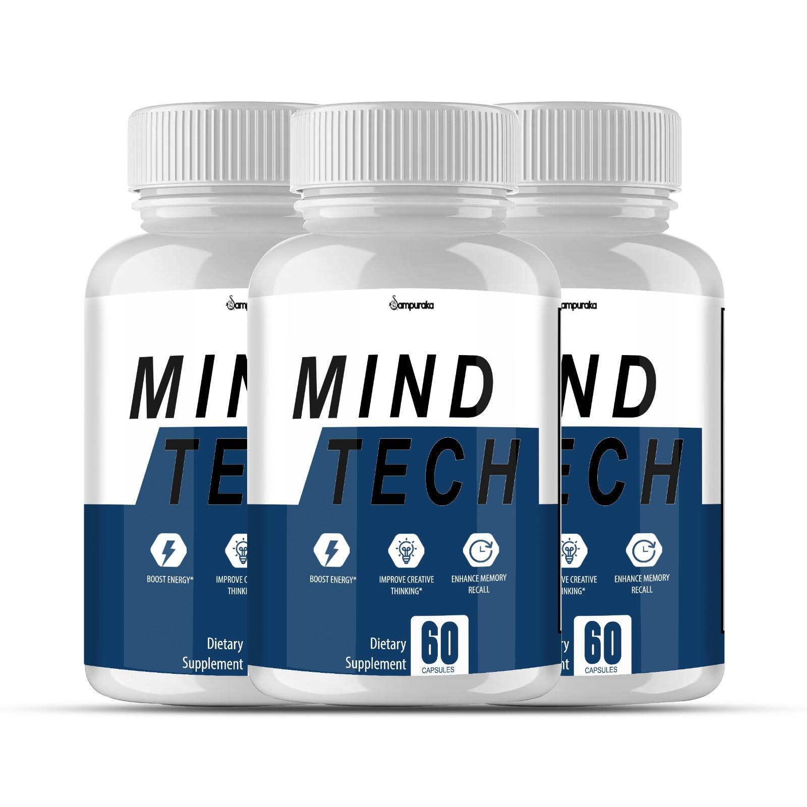 Mind Tech Advanced New Formula Supplement 3 Pack 90 Days Supply